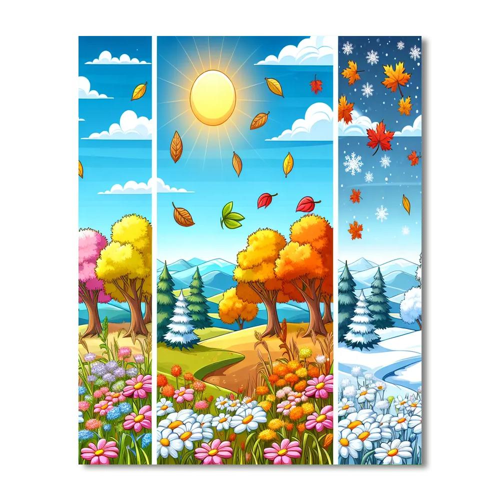 Cheerful Seasonal Celebrations Paint By Numbers Kits