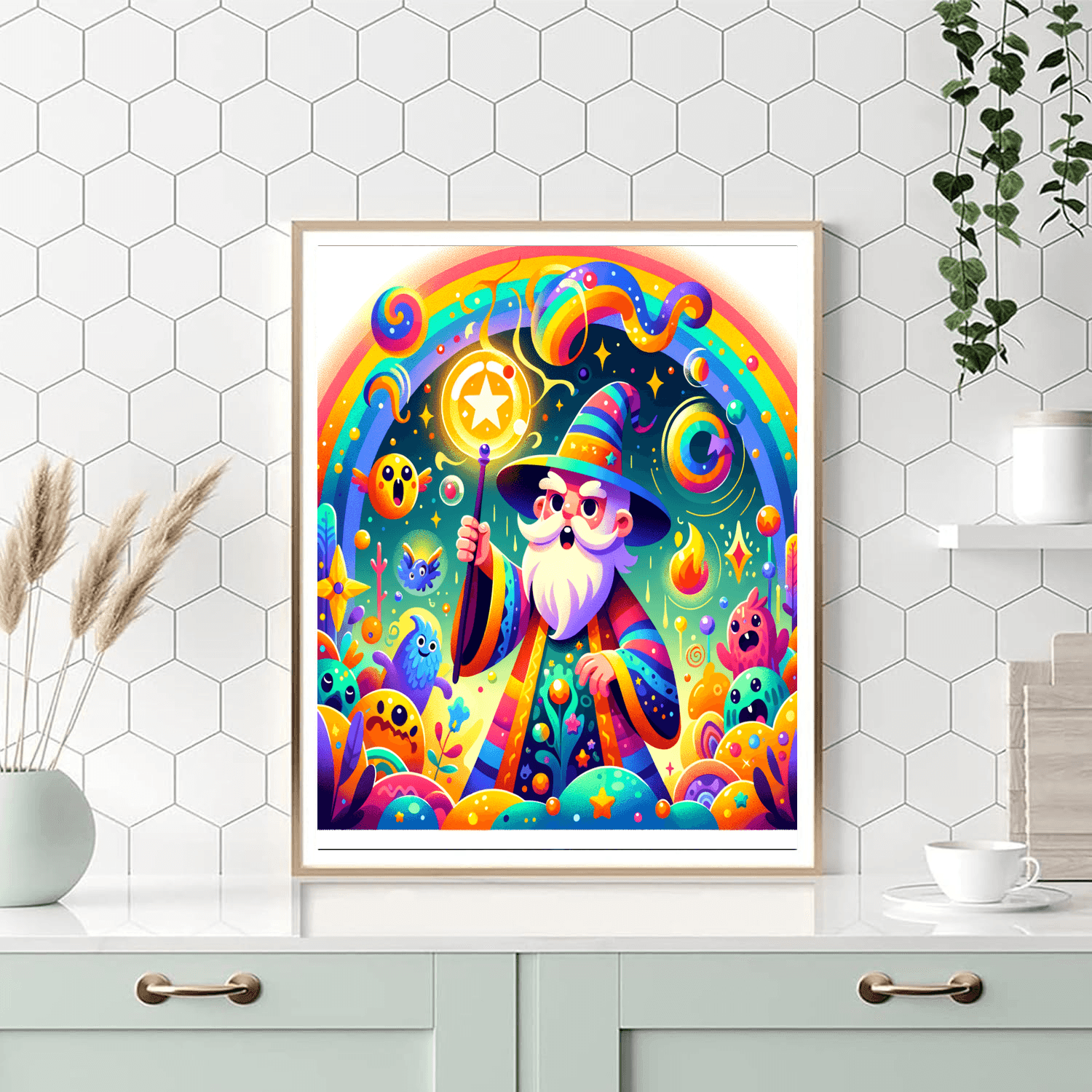 Wonderous Wizard Paint By Number