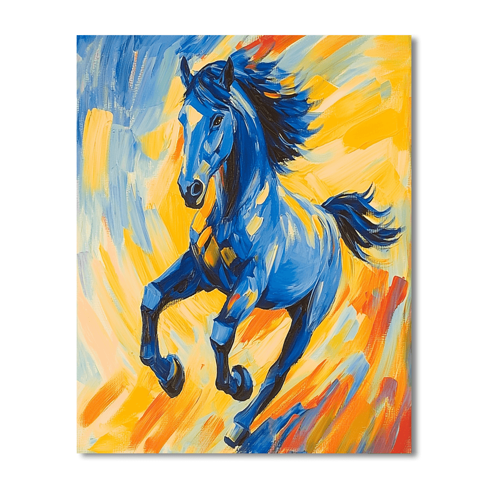 Franz Marc Inspired Noble Beast  Paint By Numbers Art