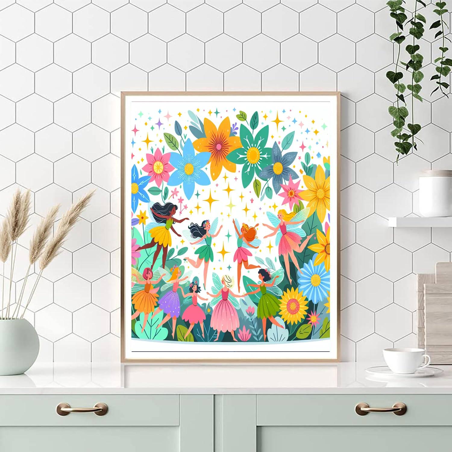 Dancing Fairy Friends Paint By Numbers Kits