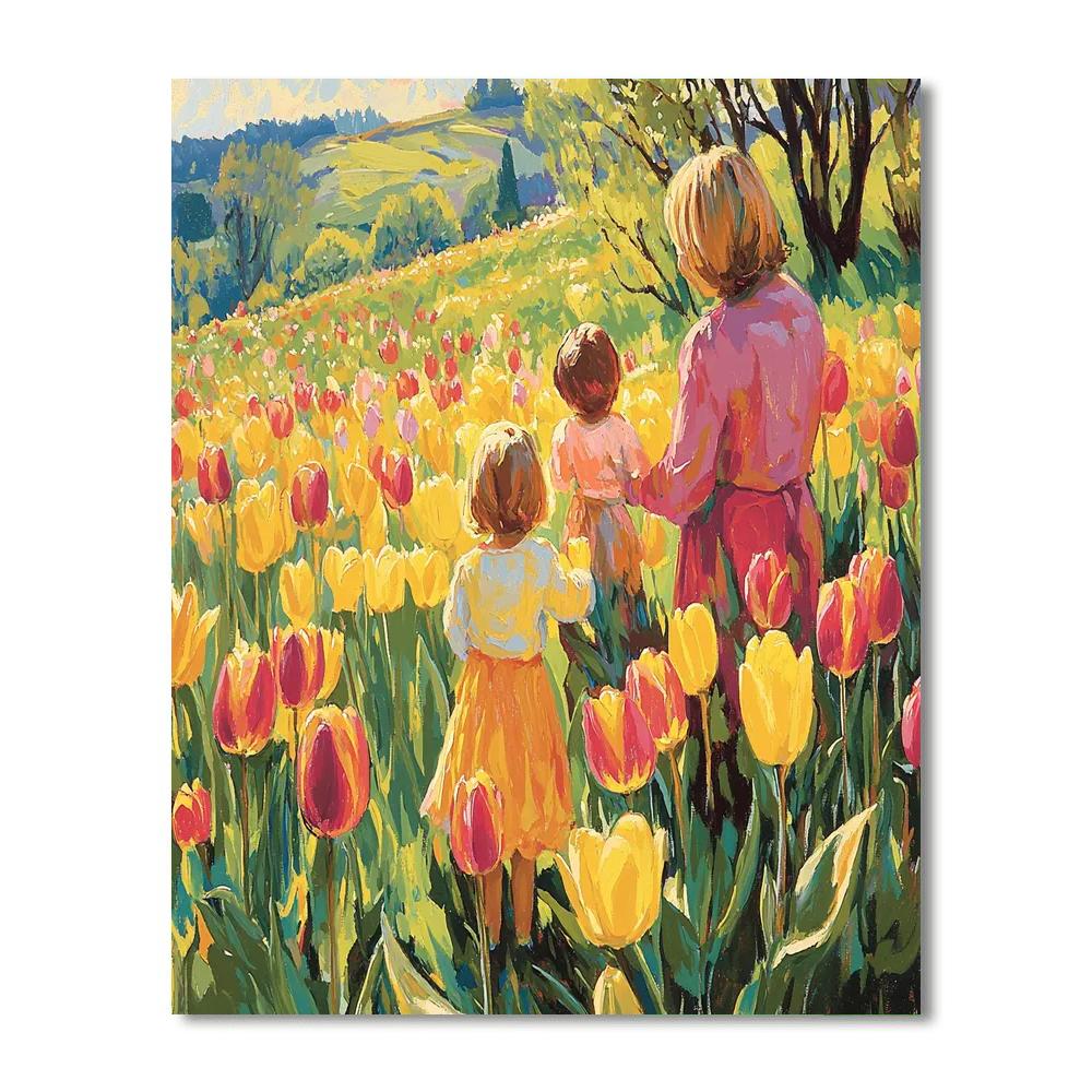 Whispers Of Springtime Love Numbered Painting Kits