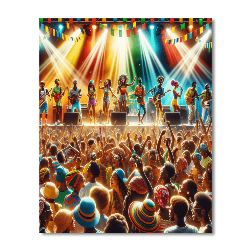 Kingston Music Festival - Jamaica DIY Paint By Numbers