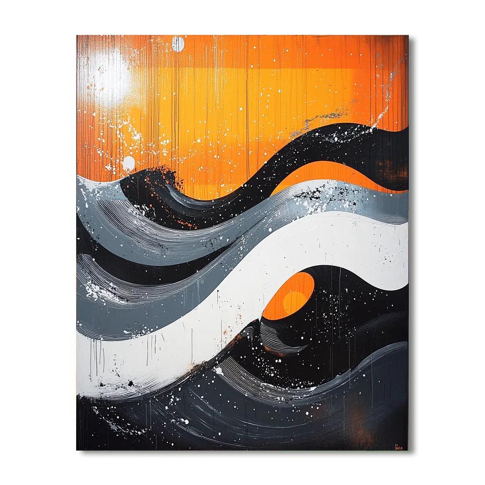 Banksy Inspired Echoes Of Change  Number Painting