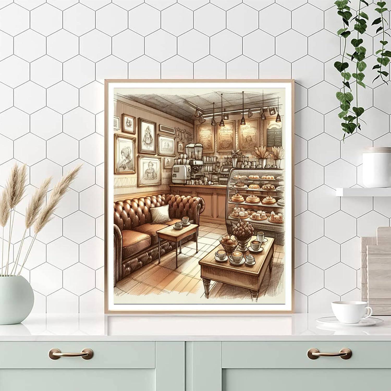 Charming Coffee Shop Paint By Color