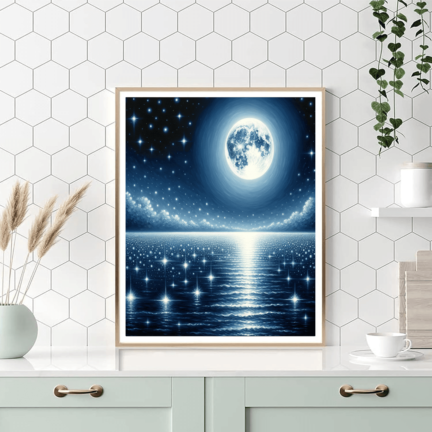 Dreamy Stargazing Night Numbered Painting Kits