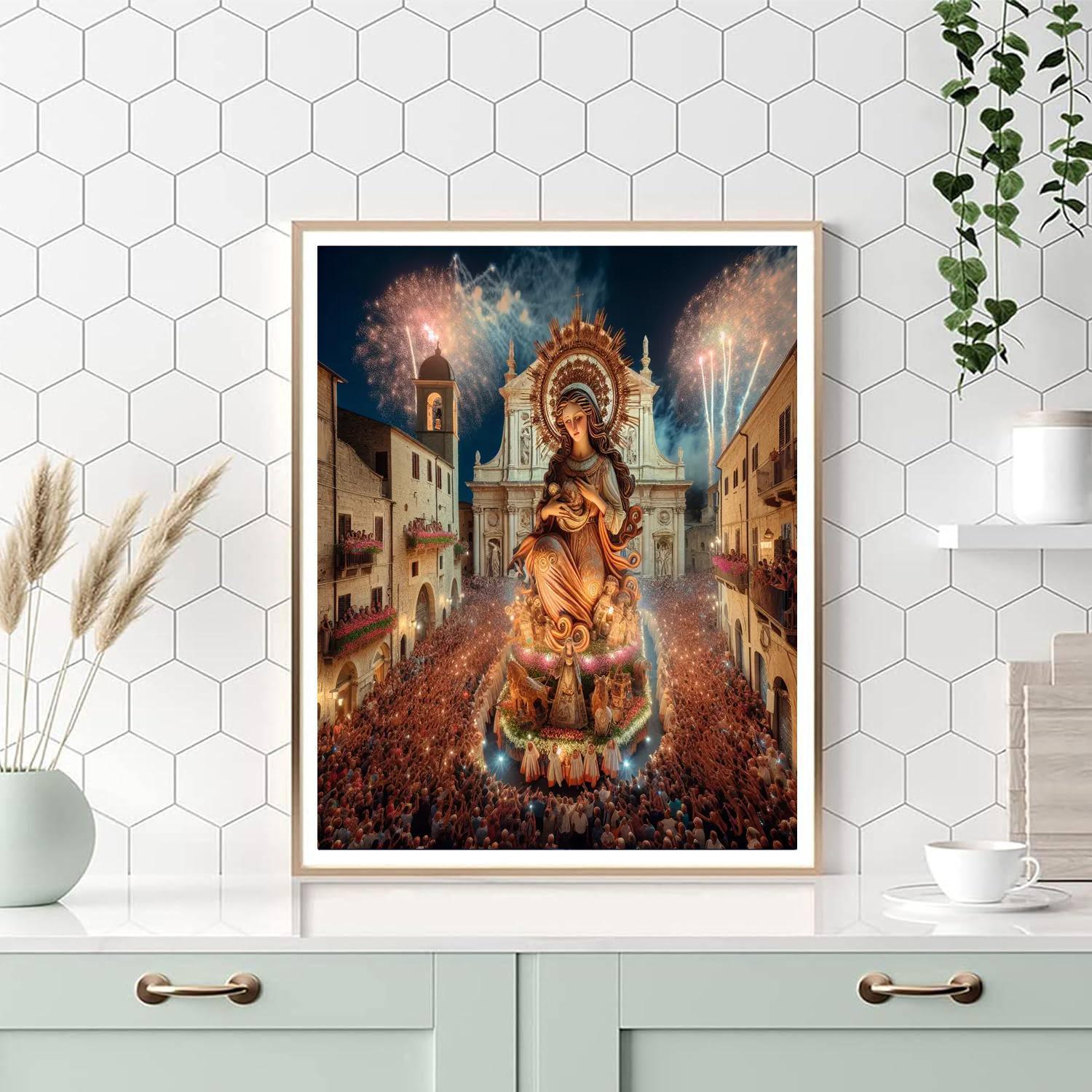 Festa Della Madonna Bruna - Matera DIY Paint By Numbers