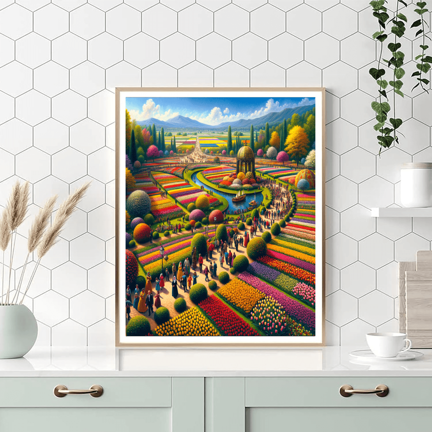 Tulip Festival - Keukenhof, Netherlands Painting By Numbers Kit