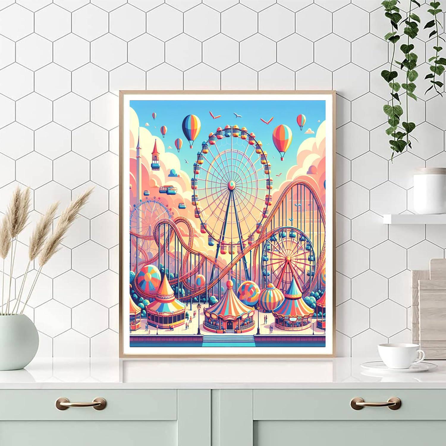 Magical Adventure Park Paint By Number