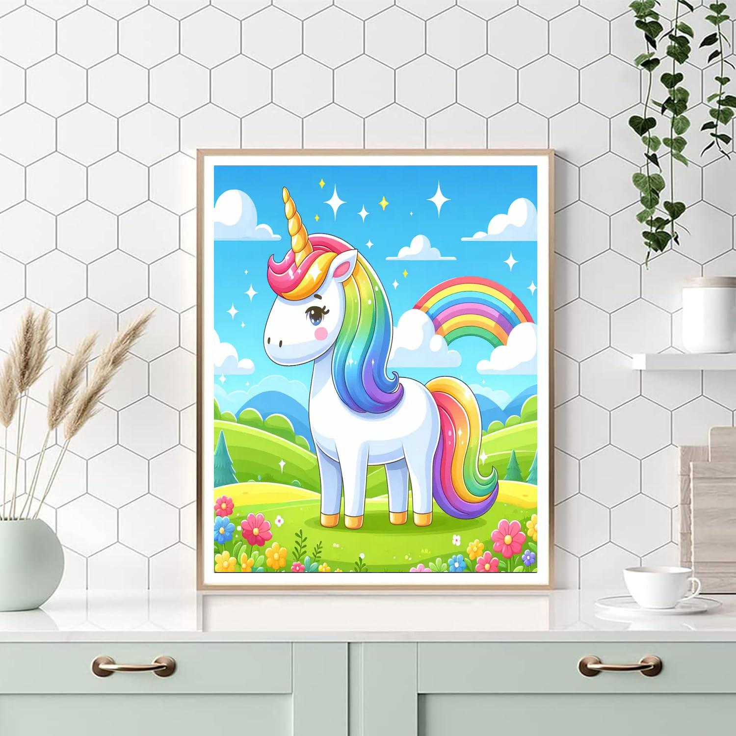 Royal Unicorn Fantasy Paint By Numbers