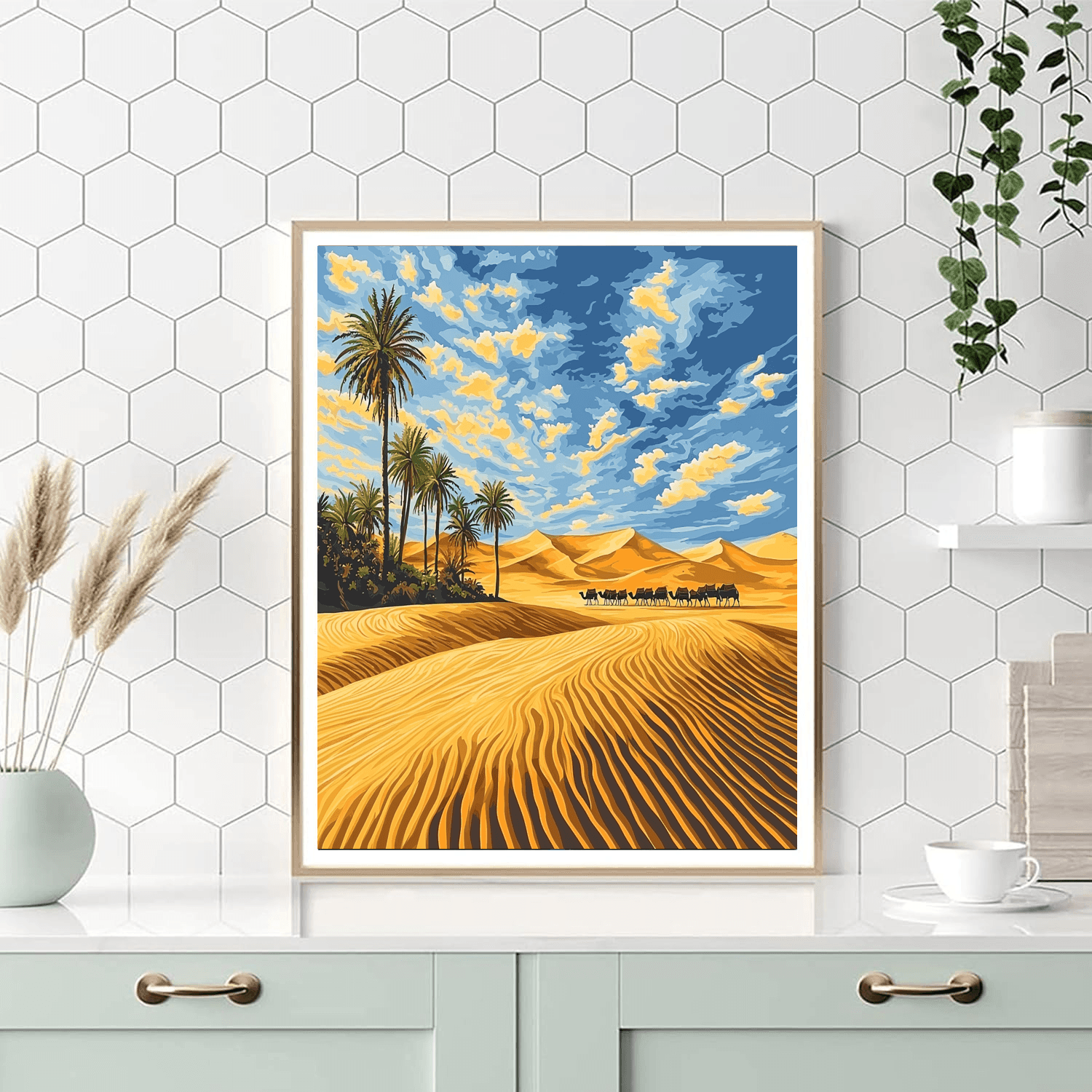 The Sahara Desert Paint By Numbers Art