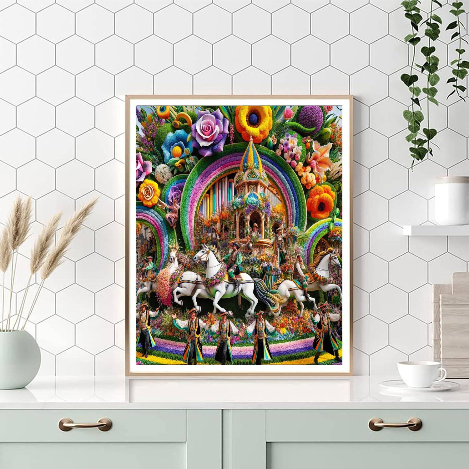 Carnival Of Flowers - Colombia Painting By Numbers Kit