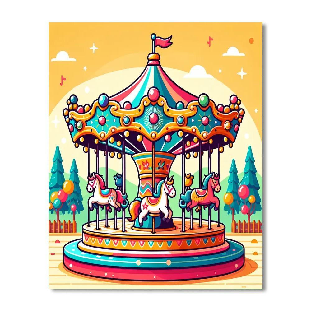 Creative Carousel Paint By Color