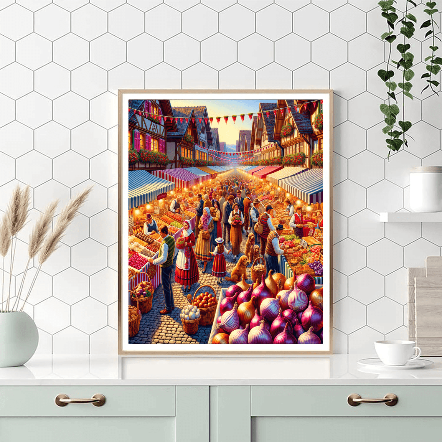 Zibelemärit - Switzerland Numbered Painting Kits