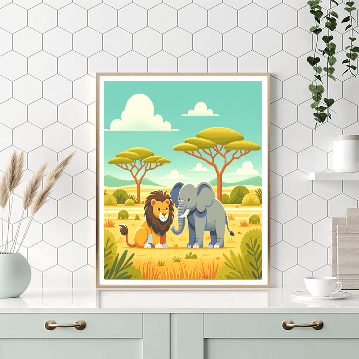 Majestic Safari Paint By Number