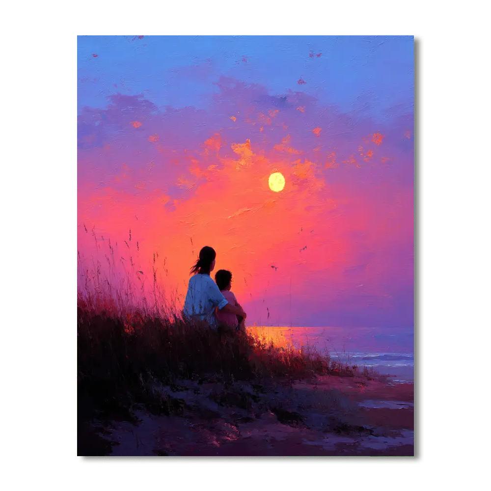Dreamy Sunset Moments Numbered Painting Kits