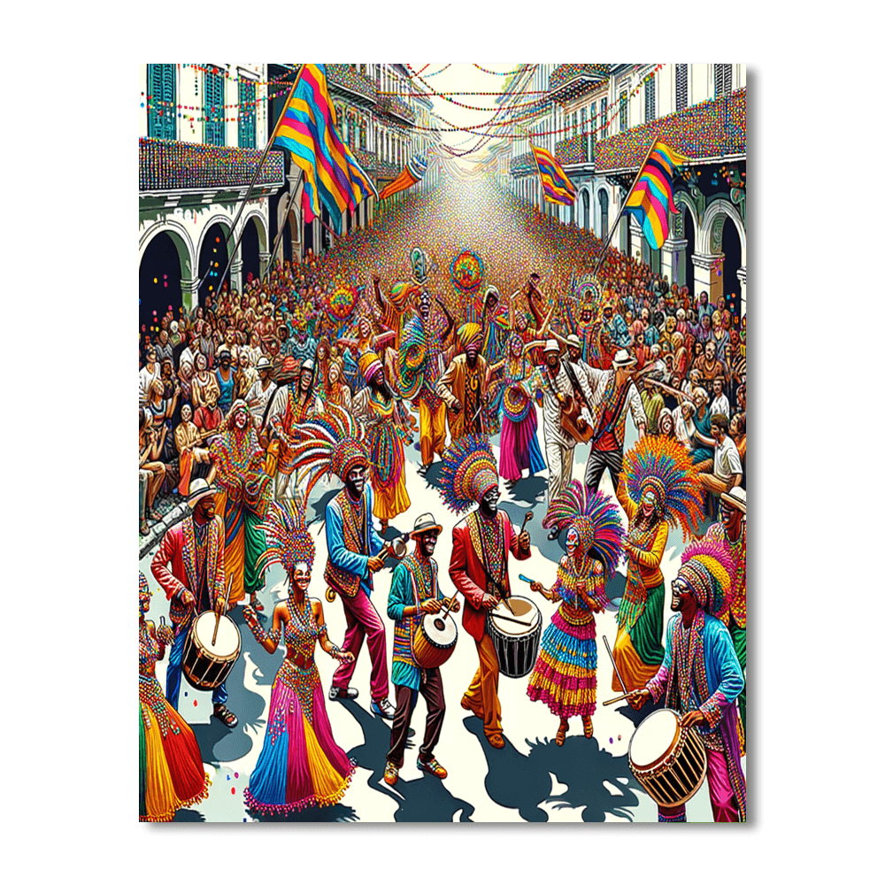 Cape Town Minstrel Carnival - Cape Town, South Africa Number Painting