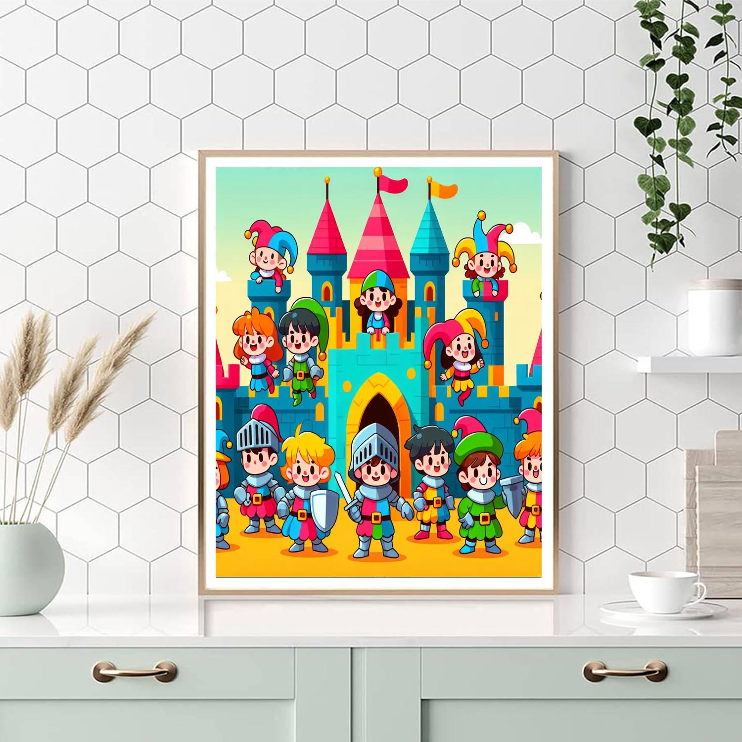 Medieval Mischief Numbered Painting Kits