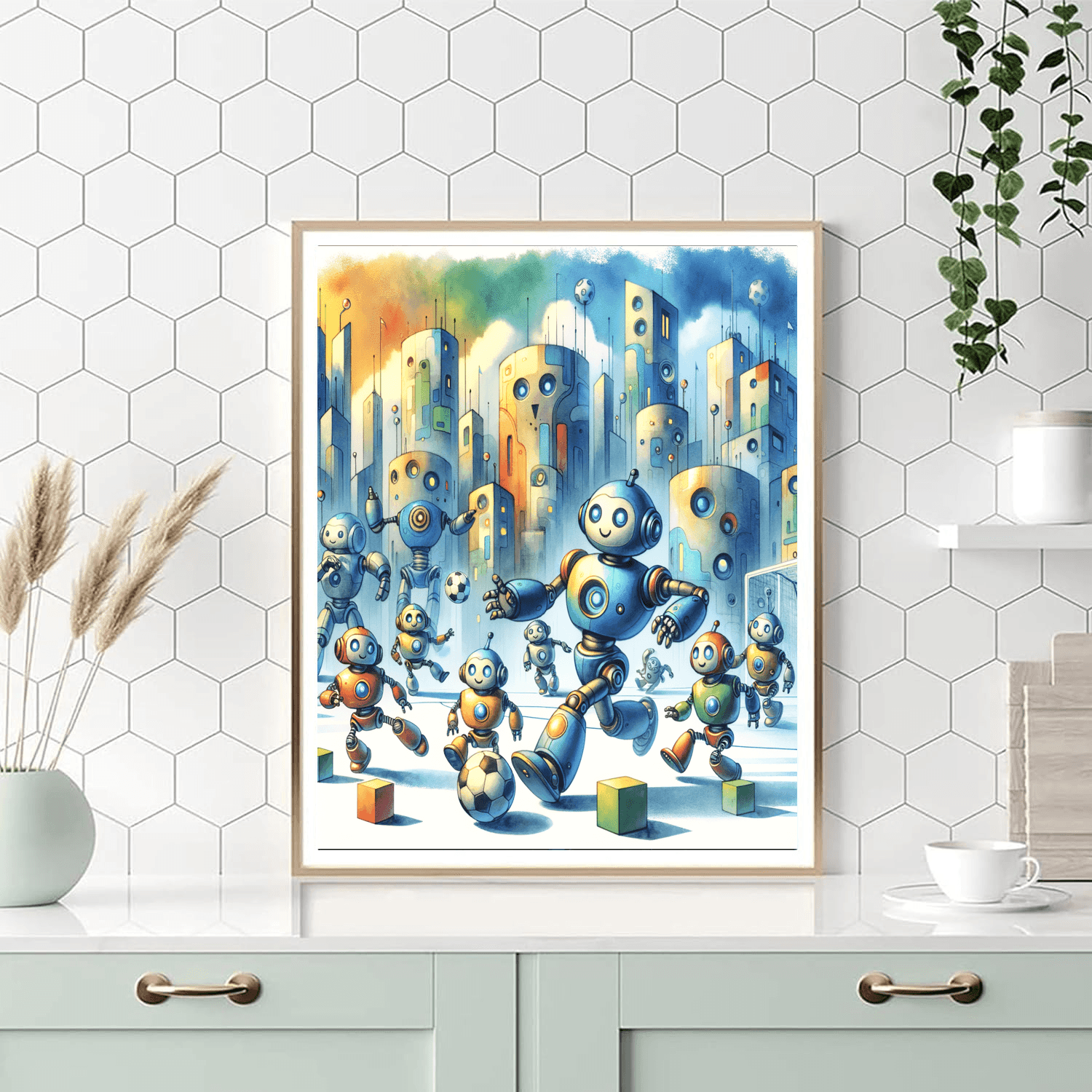 Robot Rebels - DIY Painting By Numbers Kit