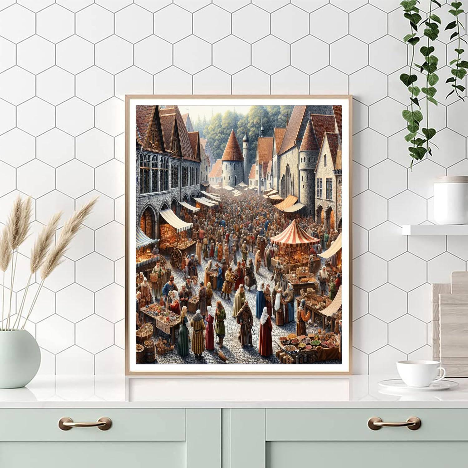 Tallinn Medieval Days - Estonia Numbered Painting Kits