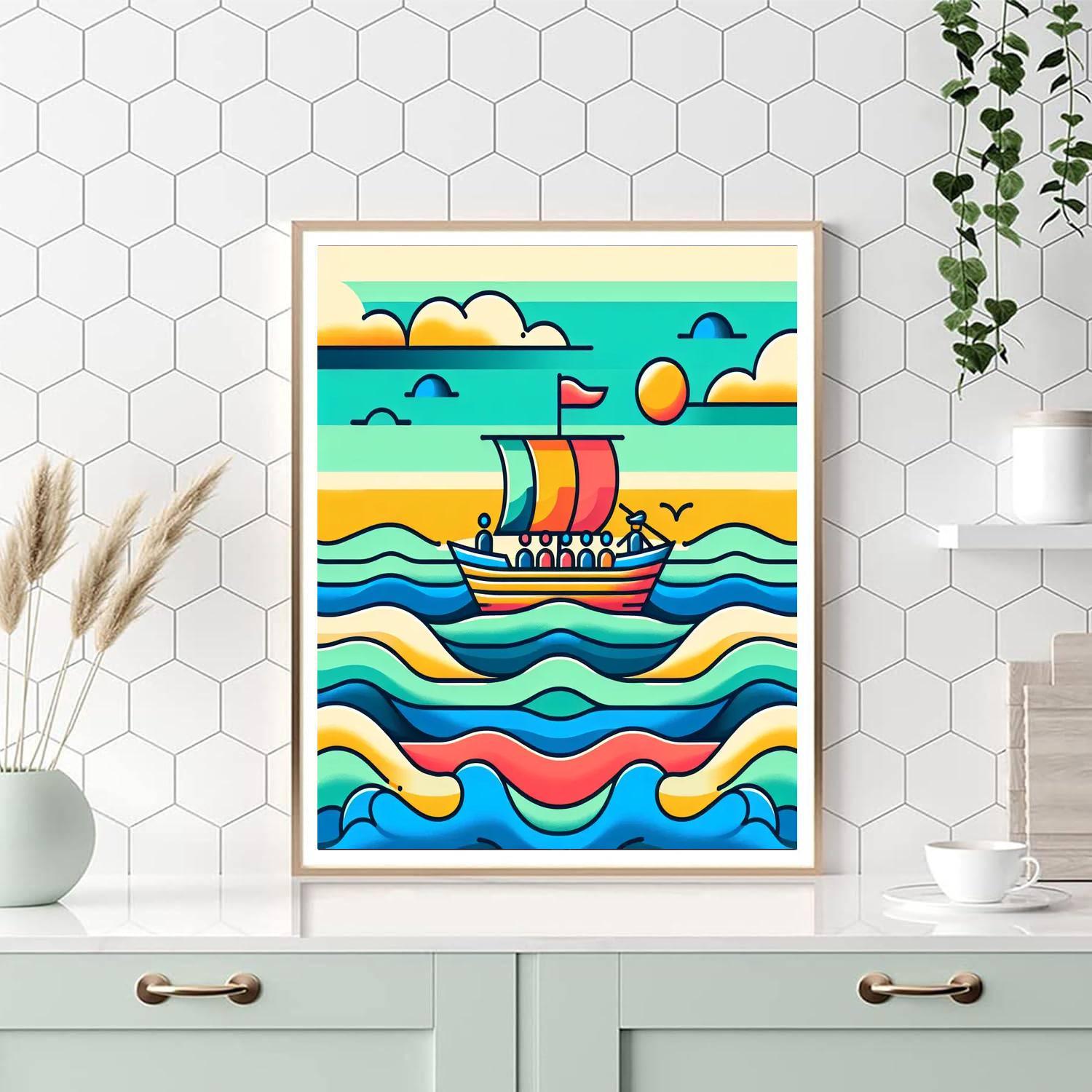 Nautical Explorer's Journey Paint By Numbers