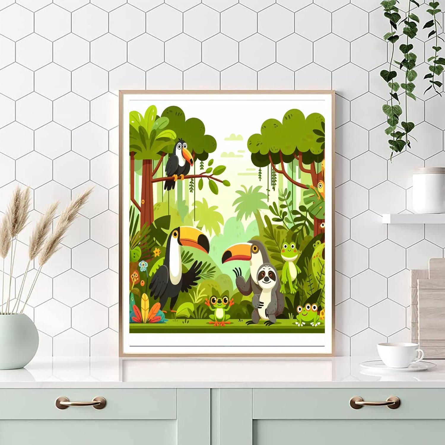 Rainforest Exploration Adventure Paint By Number