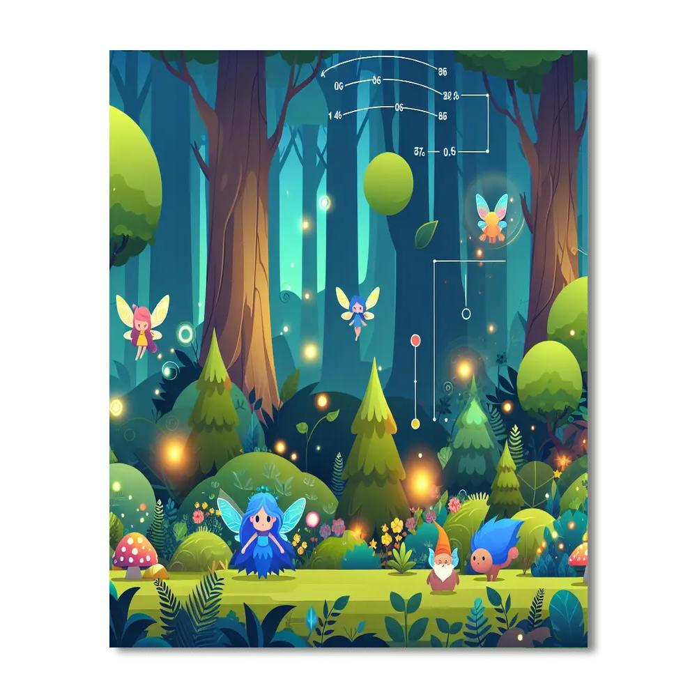 Wonders Of The Woodland Numbered Painting Kits