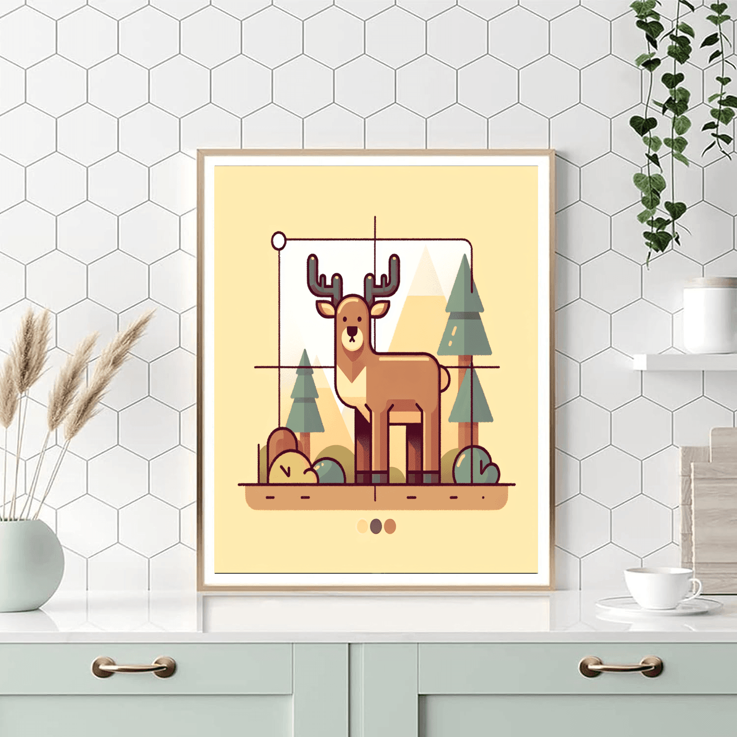 Energetic Elk Paint By Color