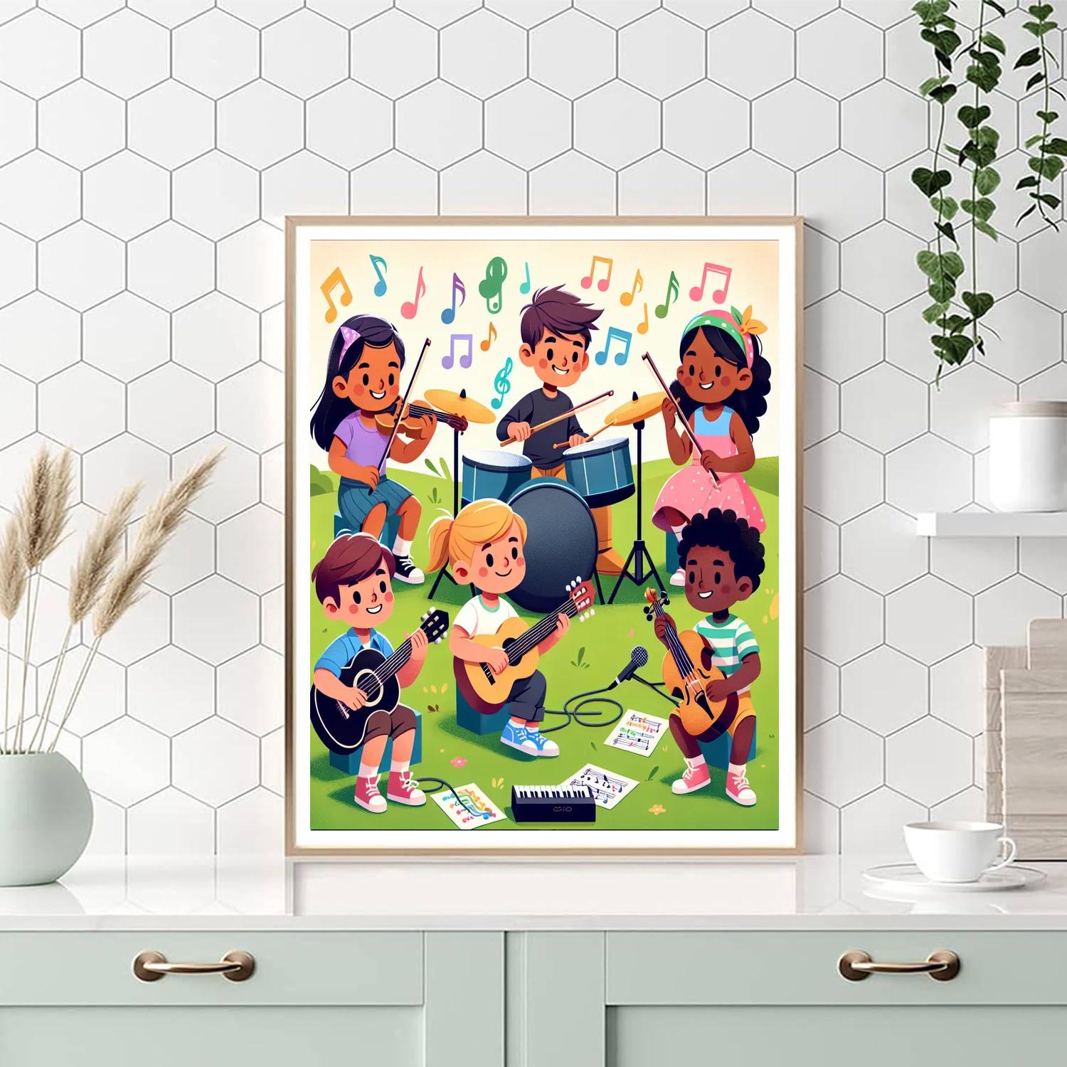 Whimsical World Of Music Paint By Numbers Kits