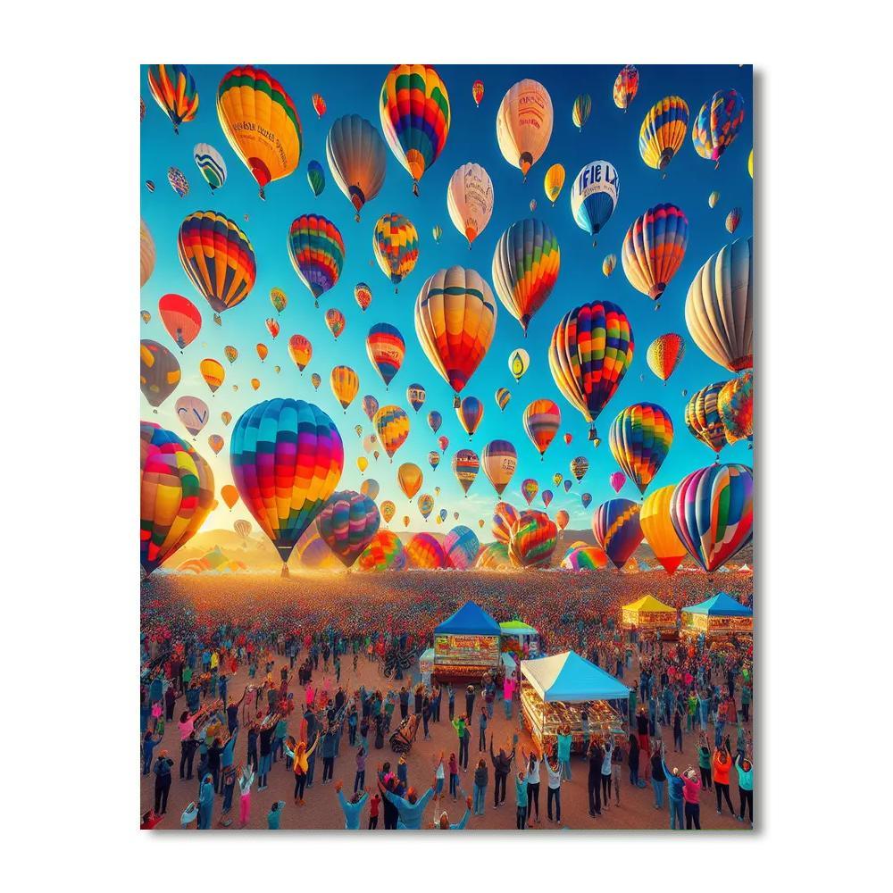 Baloon Fiesta - Mexico Paint By Numbers Kits