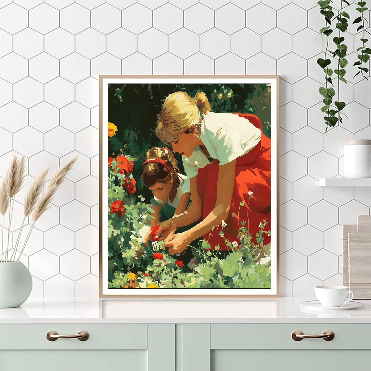 Mom's Love In Every Petal Paint By Numbers Kits