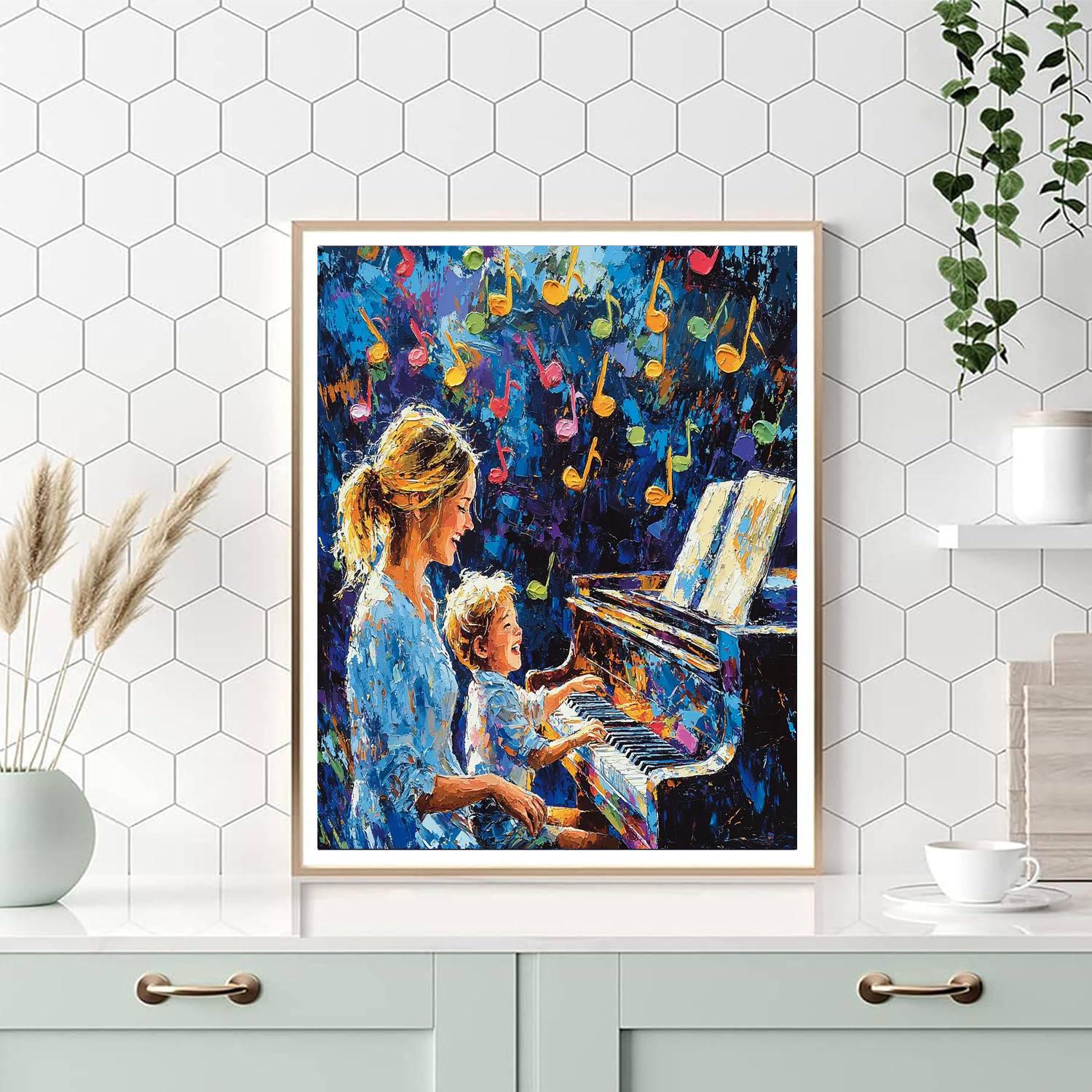 Joyful Heartstrings Numbered Painting Kits