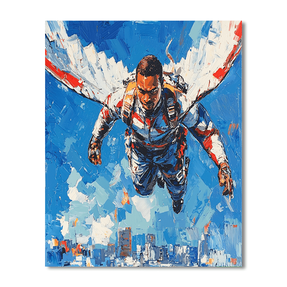 Anthony Mackie: Soaring High As Falcon Paint By Number