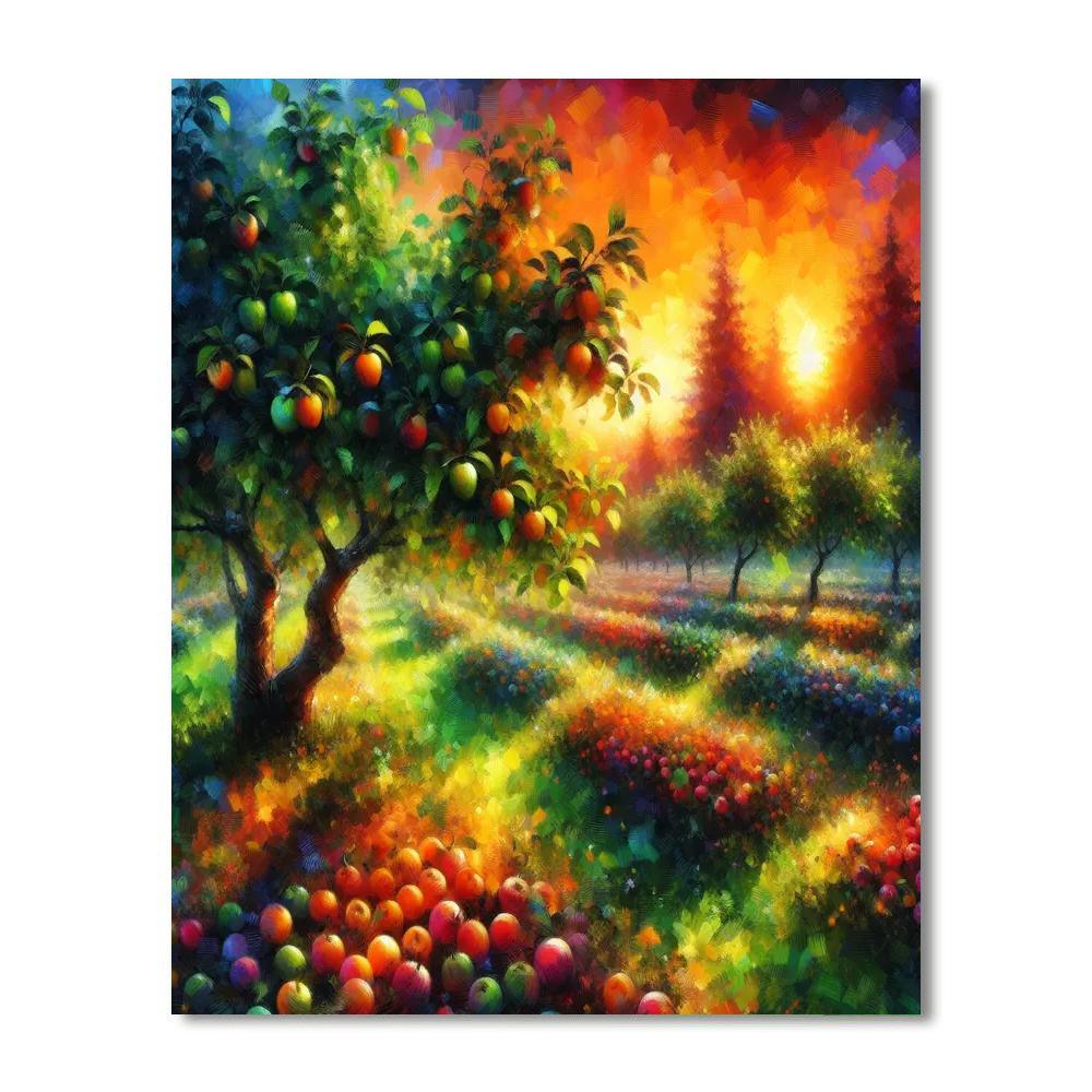 Blissful Orchard Retreat DIY Paint By Numbers