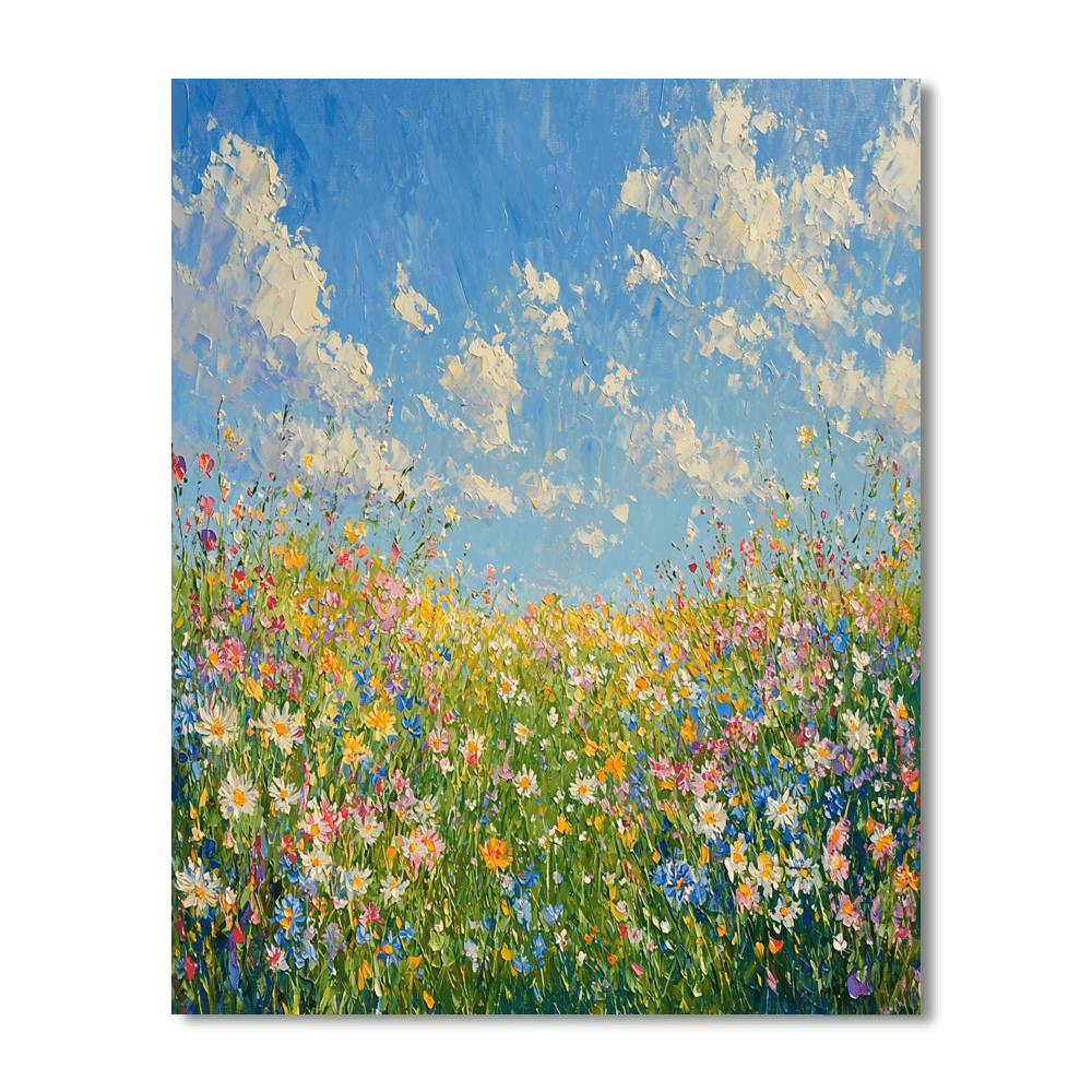 Claude Monet Inspired Summer Meadows  Paint By Color