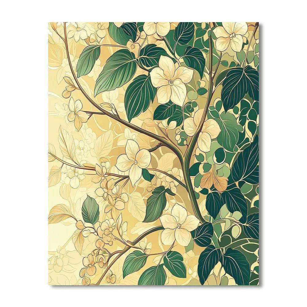 Alphonse Mucha Inspired Timeless Symphony Of Seasons  Paint By Numbers