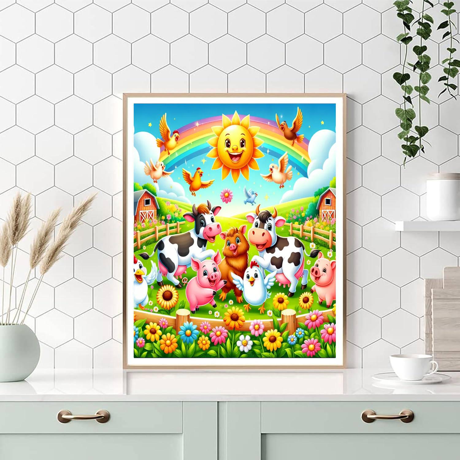 Adventures At The Farm DIY Paint By Numbers