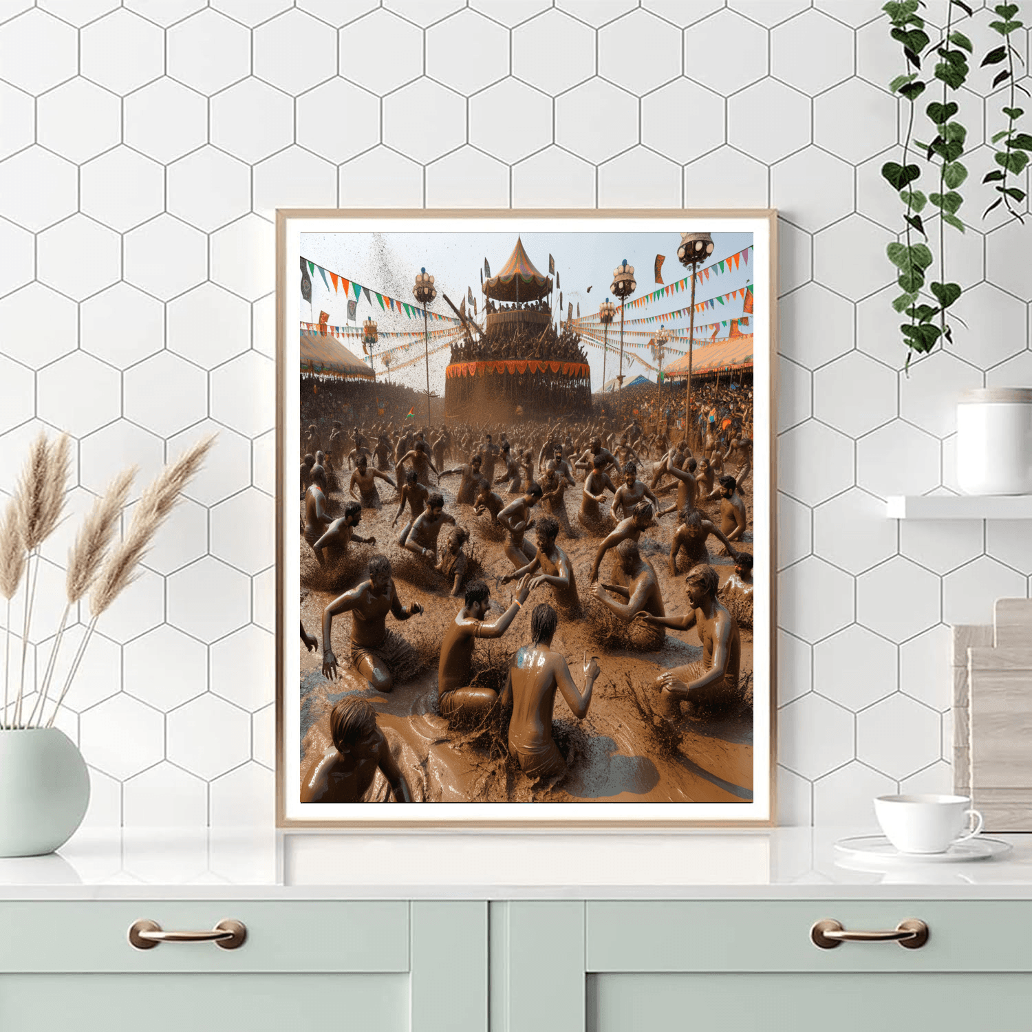 Boryeong Mud Festival - South Korea Paint By Color