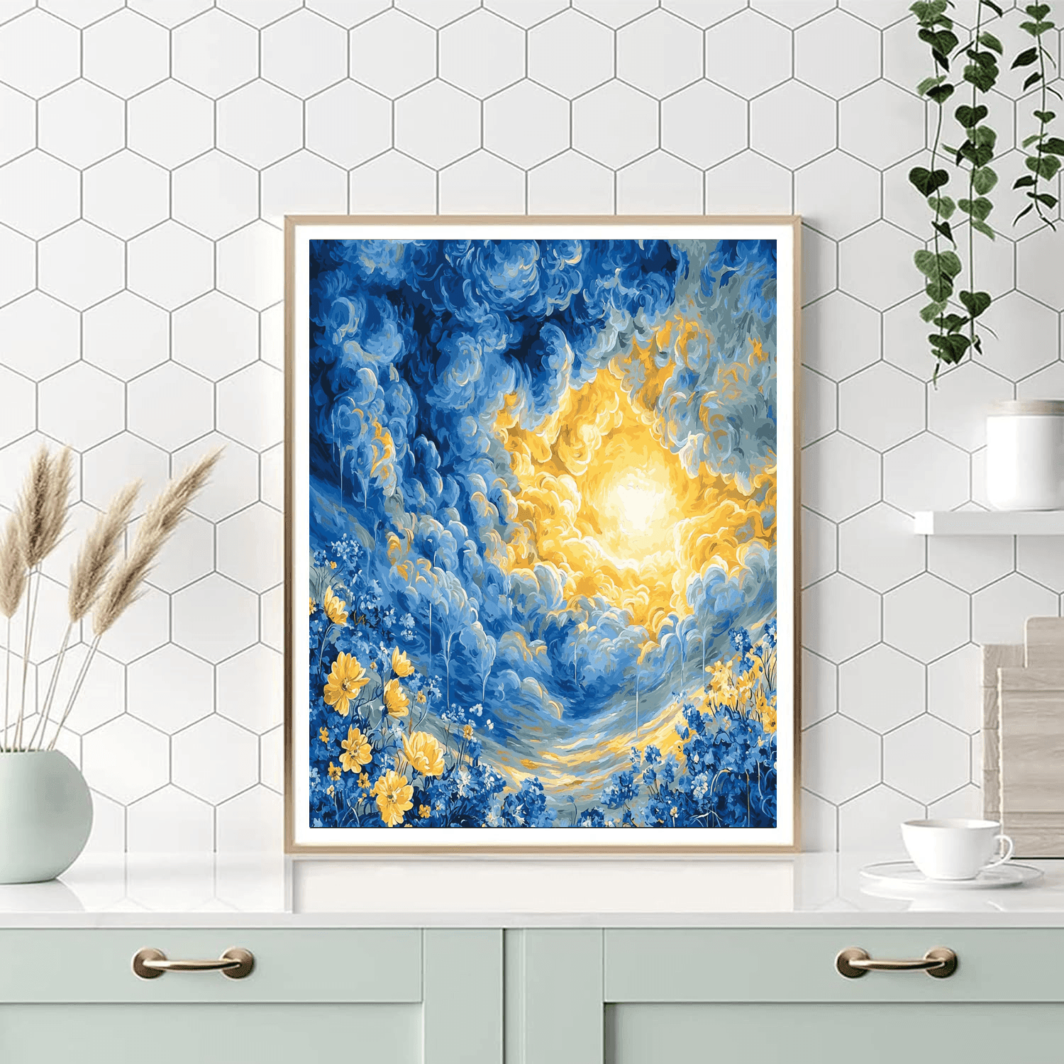Renoir Inspired Nature's Weather Symphony  Painting By Numbers Kit
