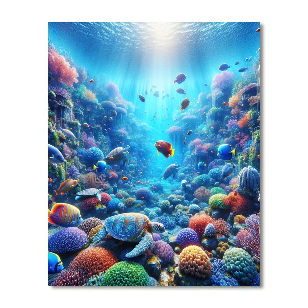 Mystical Seascape Wonders Paint By Number