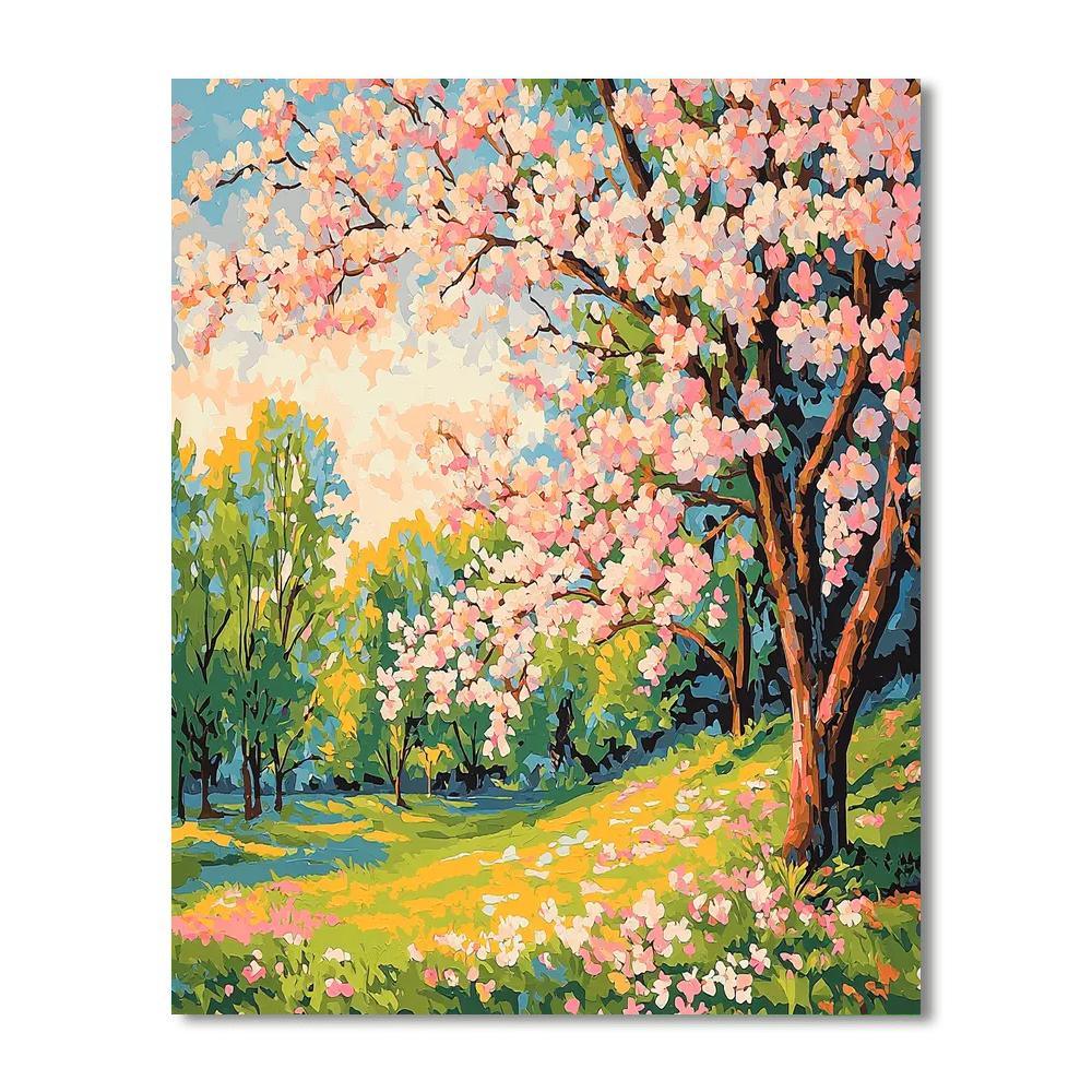 Claude Monet Inspired Joyful Spring  DIY Paint By Numbers