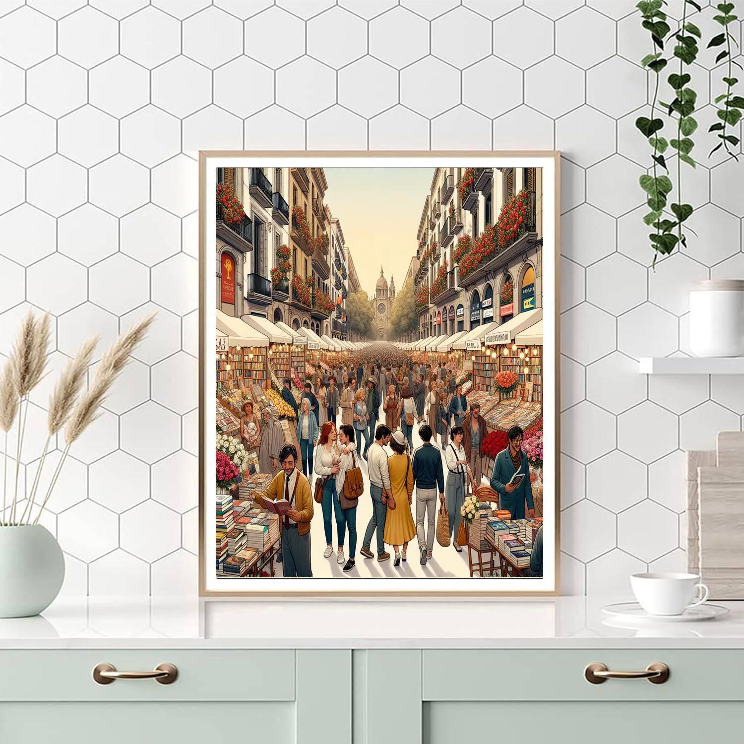 Diada De Sant Jordi - Spain Numbered Painting Kits