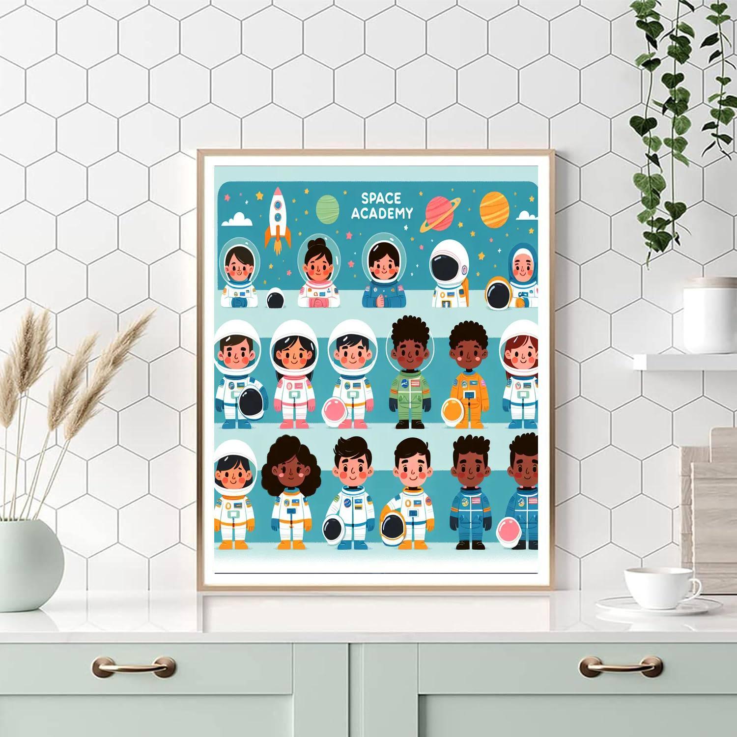 Galactic Space Academy Numbered Painting Kits