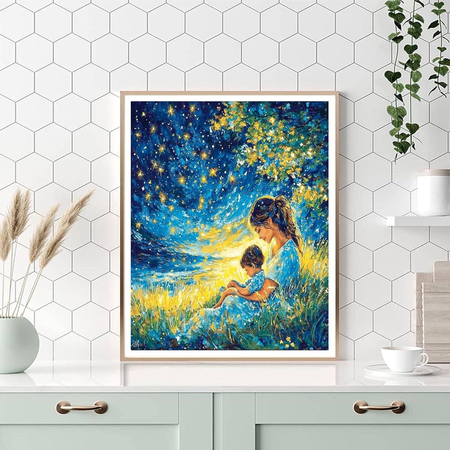 Sweet Memories Under The Stars DIY Paint By Numbers