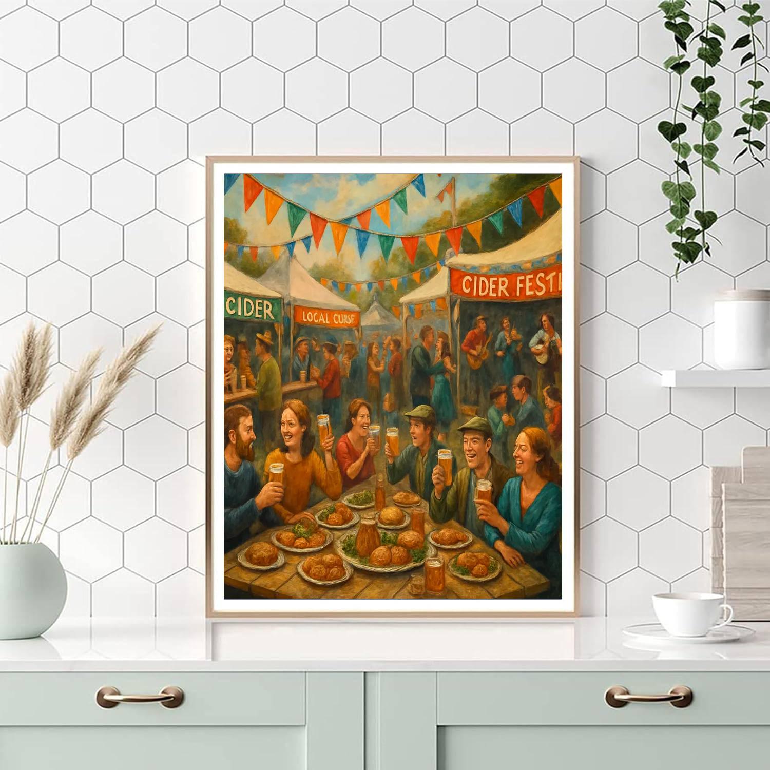 Famous Cider Festival - United Kingdom Paint By Numbers