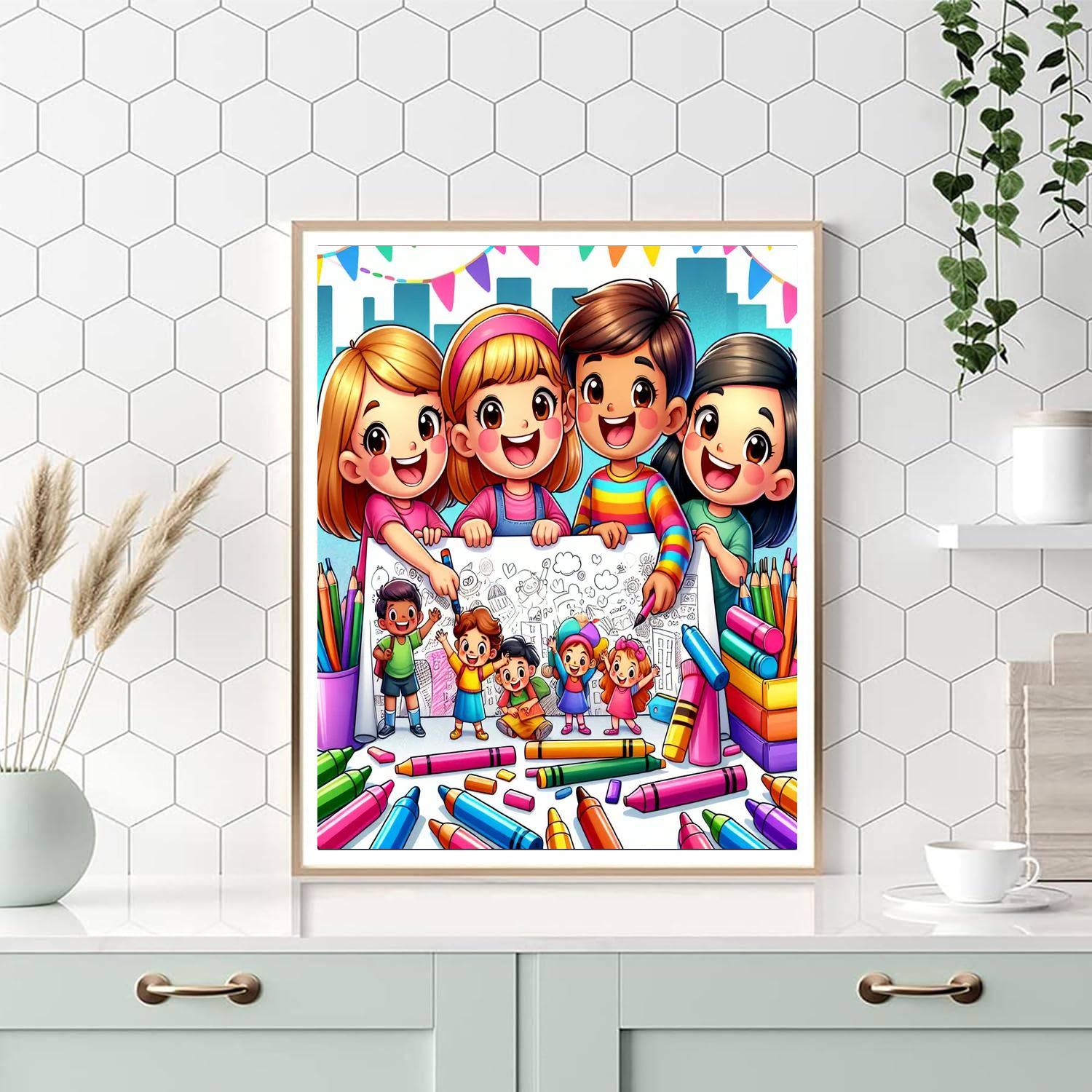 Dreamy Doodles Paint By Numbers Art