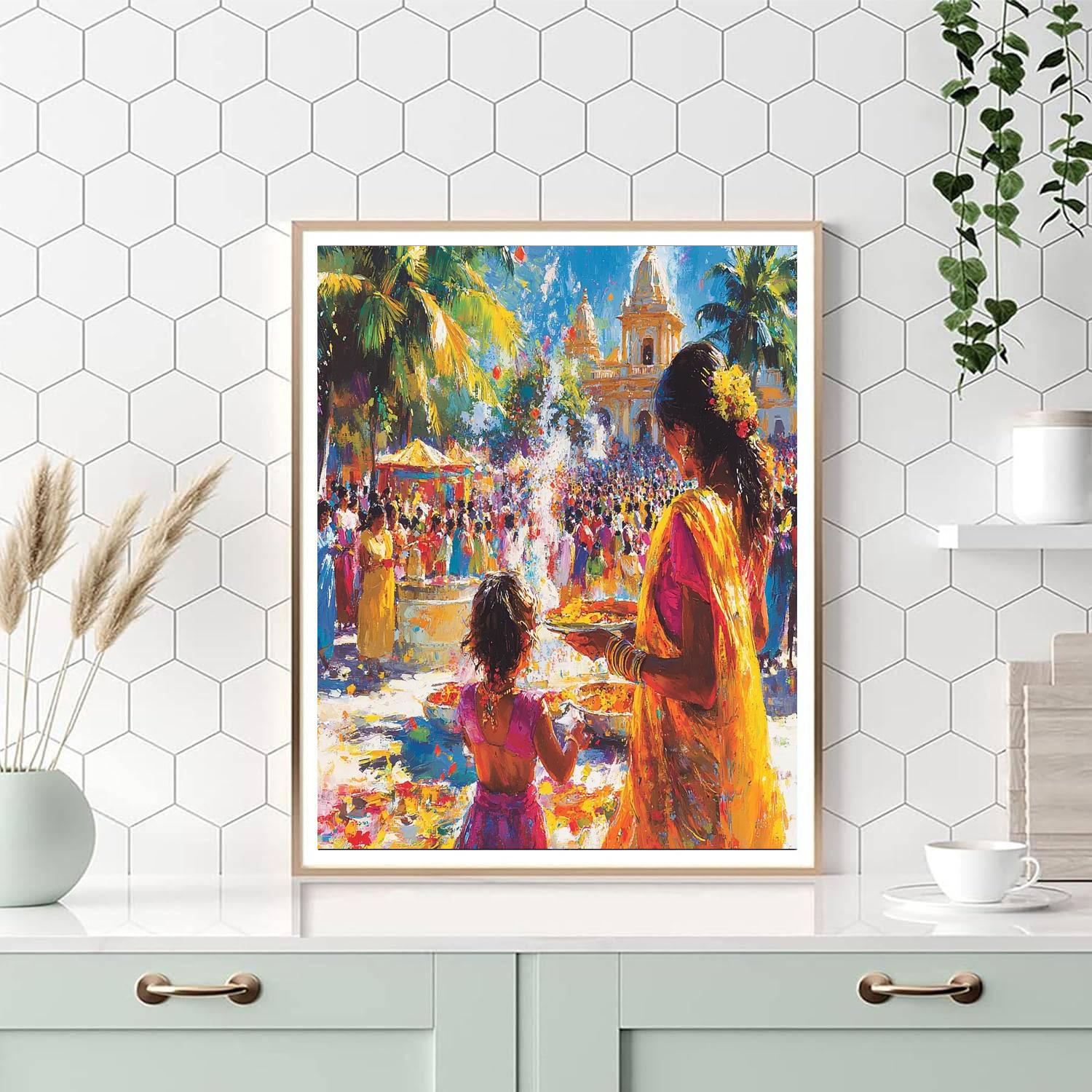 Joyous Festival Colors DIY Paint By Numbers