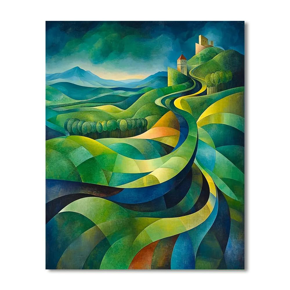 Michelangelo Inspired Dynamic Elements  Paint By Color