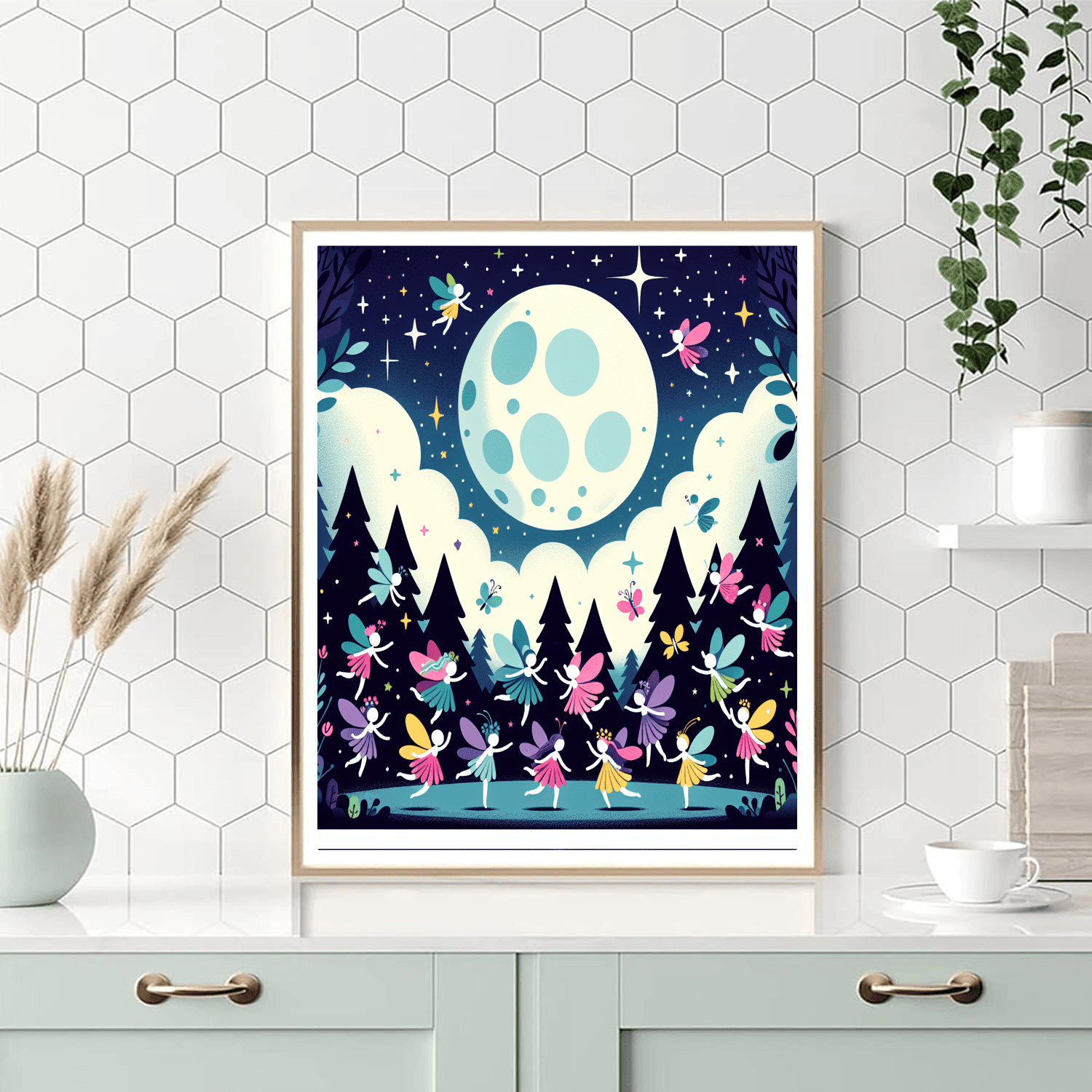 Dancing Fairies Festival Paint By Numbers Art