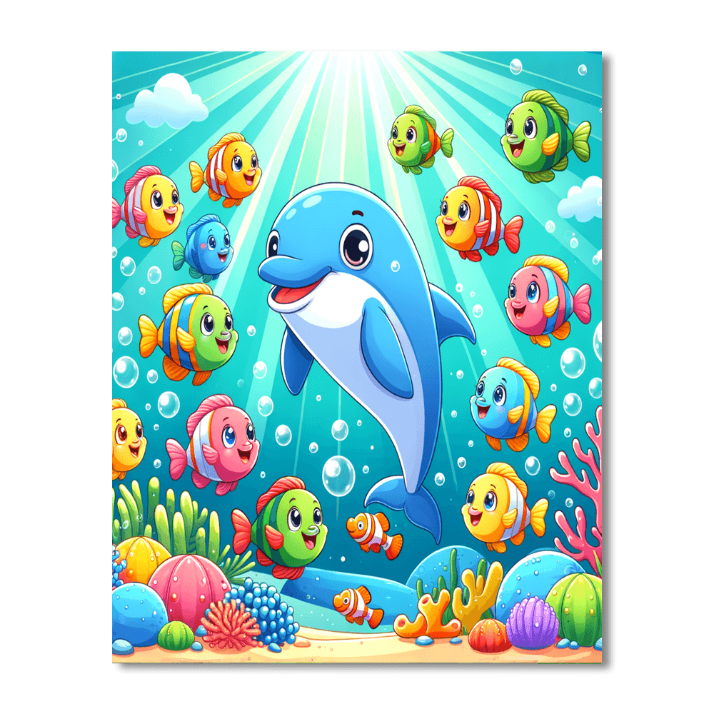 Underwater Adventures DIY Paint By Numbers