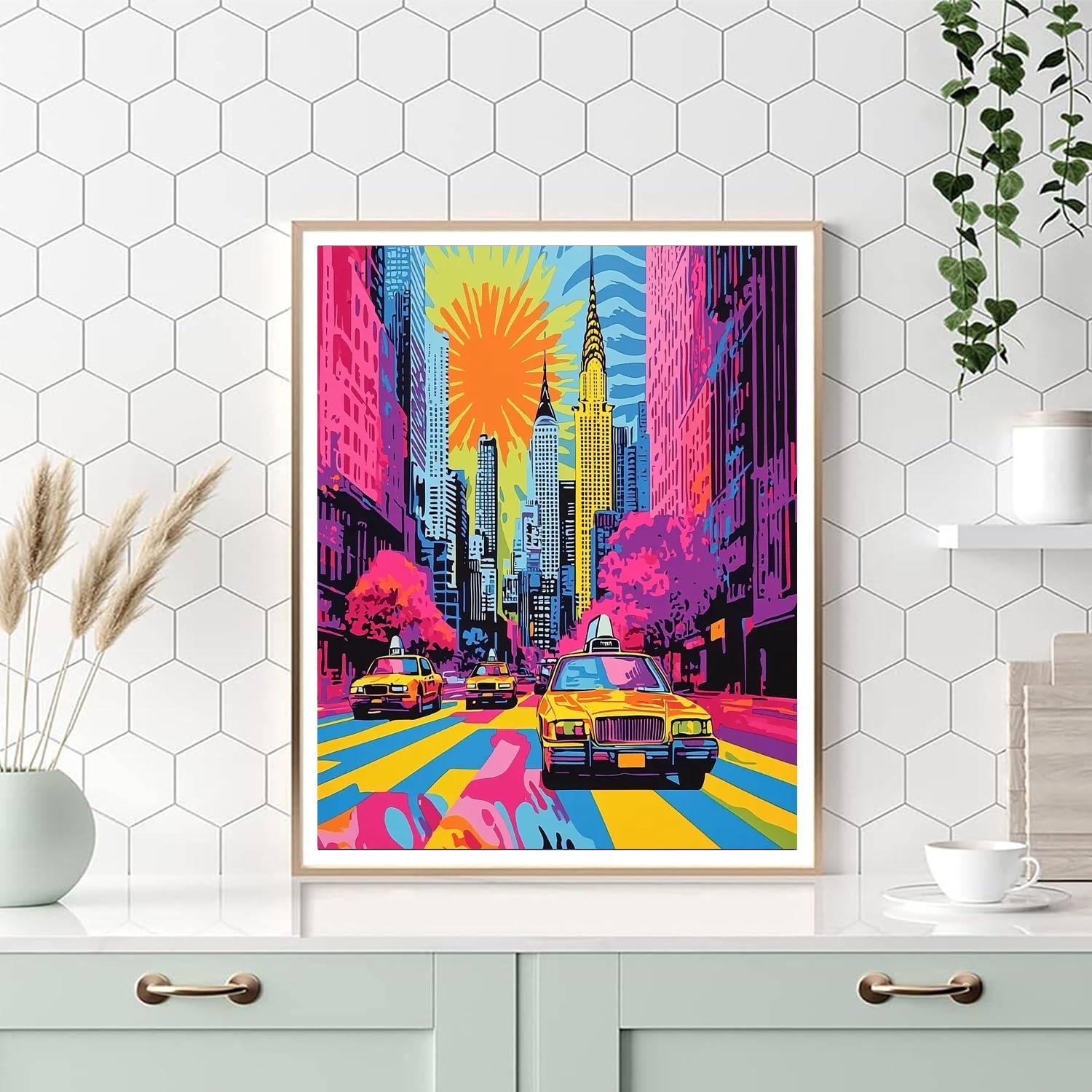 Andy Warhol Inspired Warhol's Urban Pulse  Numbered Painting Kits